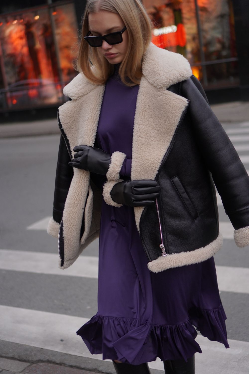 Magic Touch Stretch Jersey kleita violeta