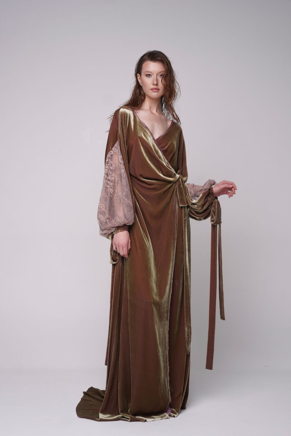  Daydreaming Gown Olive Product SIA Glamoralle