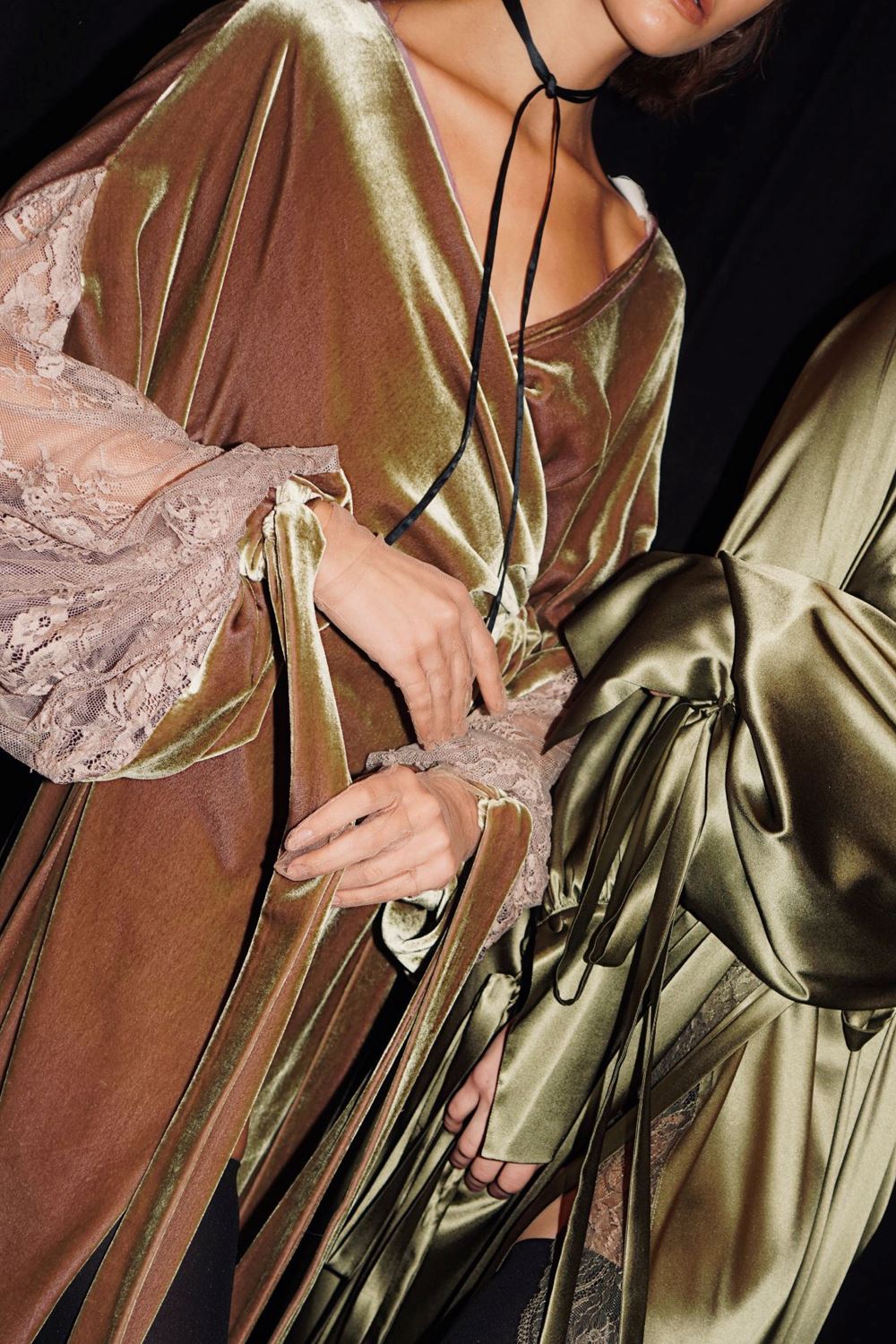  Daydreaming Gown Olive Product SIA Glamoralle