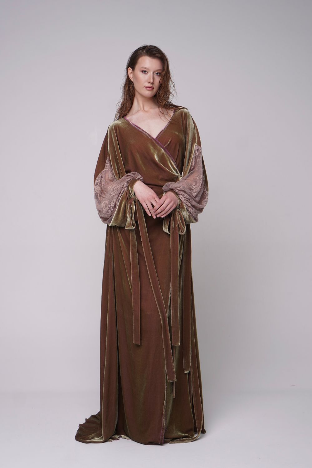  Daydreaming Gown Olive Product SIA Glamoralle