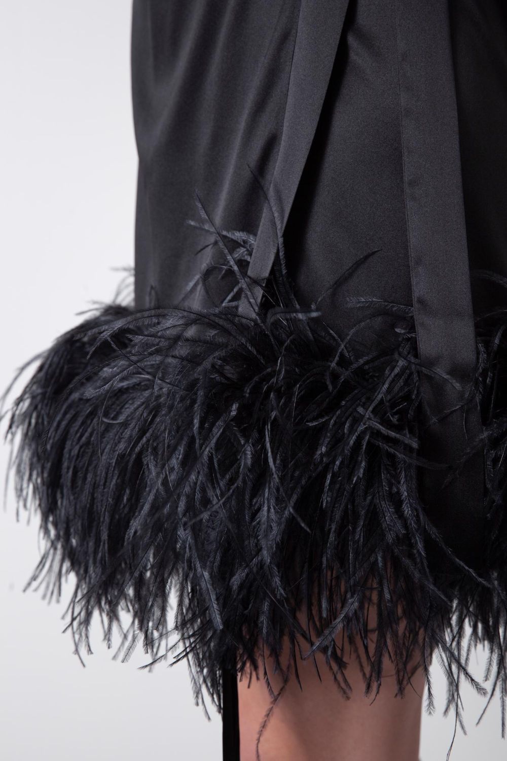  Deep Sea Silk Mini Gown Product SIA Glamoralle